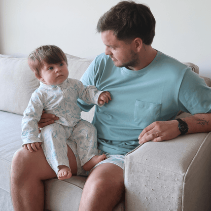 Pijama Hombre Corto Algodón Pima Bajo del Mar - SimplyB