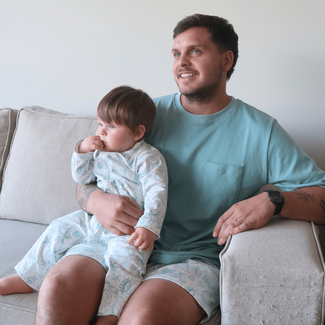 Pijama Hombre Corto Algodón Pima Bajo del Mar - SimplyB