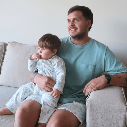 Pijama Hombre Corto Algodón Pima Bajo del Mar - SimplyB