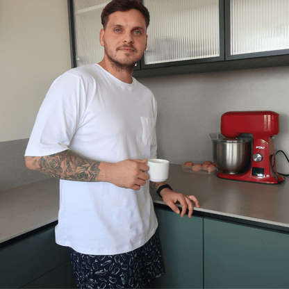 Pijama Hombre Corto Algodón Pima Ballenas - SimplyB