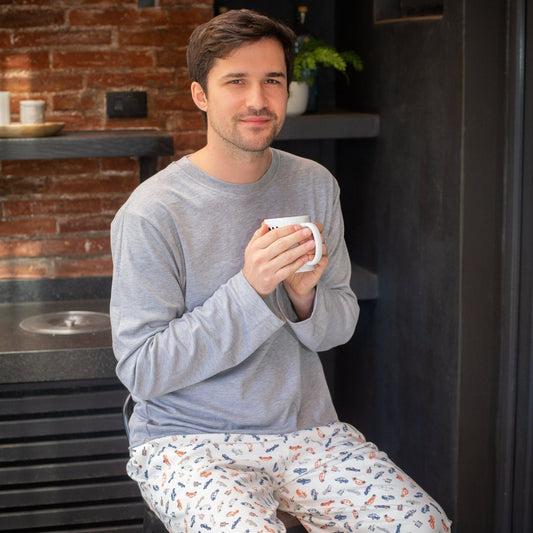 Pijama largo auto hombre - SimplyB