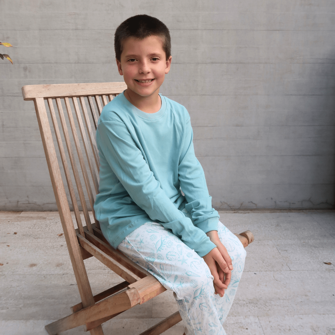 Pijama largo bajo del mar niño - SimplyB