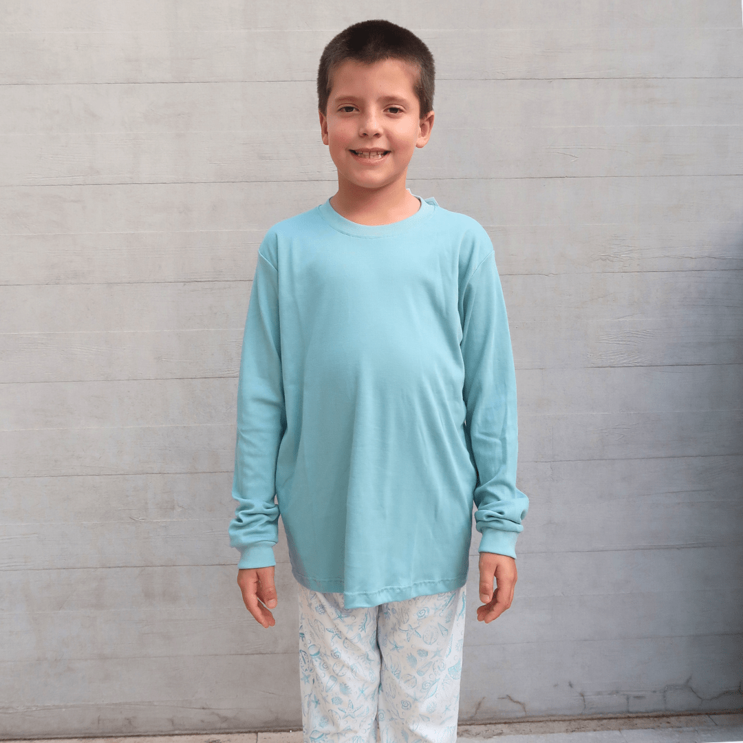 Pijama largo bajo del mar niño - SimplyB