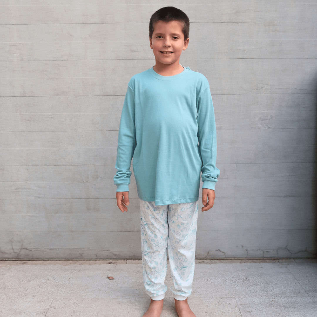 Pijama largo bajo del mar niño - SimplyB