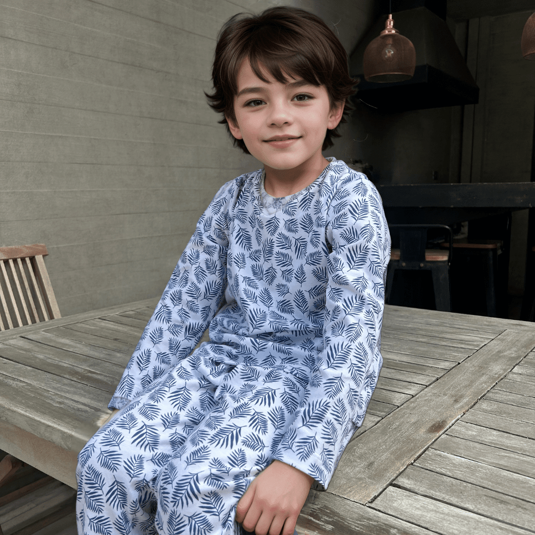 Pijama largo helechos niño - SimplyB