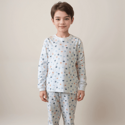 Pijama largo palmeras de colores niño - SimplyB