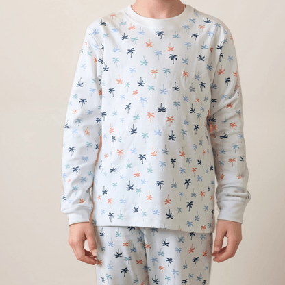 Pijama largo palmeras de colores niño - SimplyB