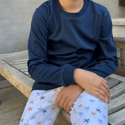 Pijama largo palmeras de colores niño - SimplyB