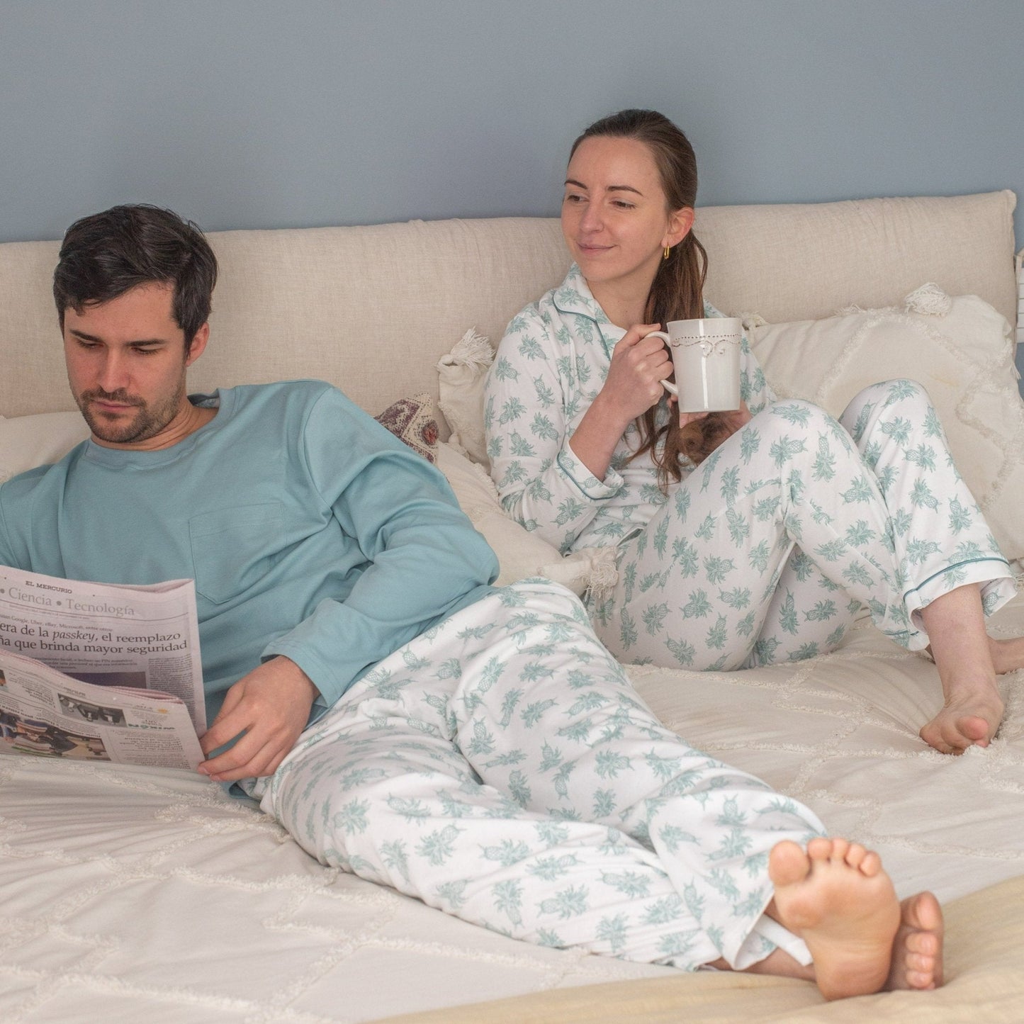 Pijama largo piñas hombre - SimplyB