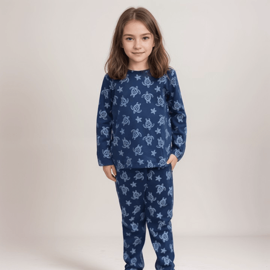 Pijama largo tortugas niña - SimplyB