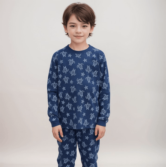 Pijama largo tortugas niño - SimplyB