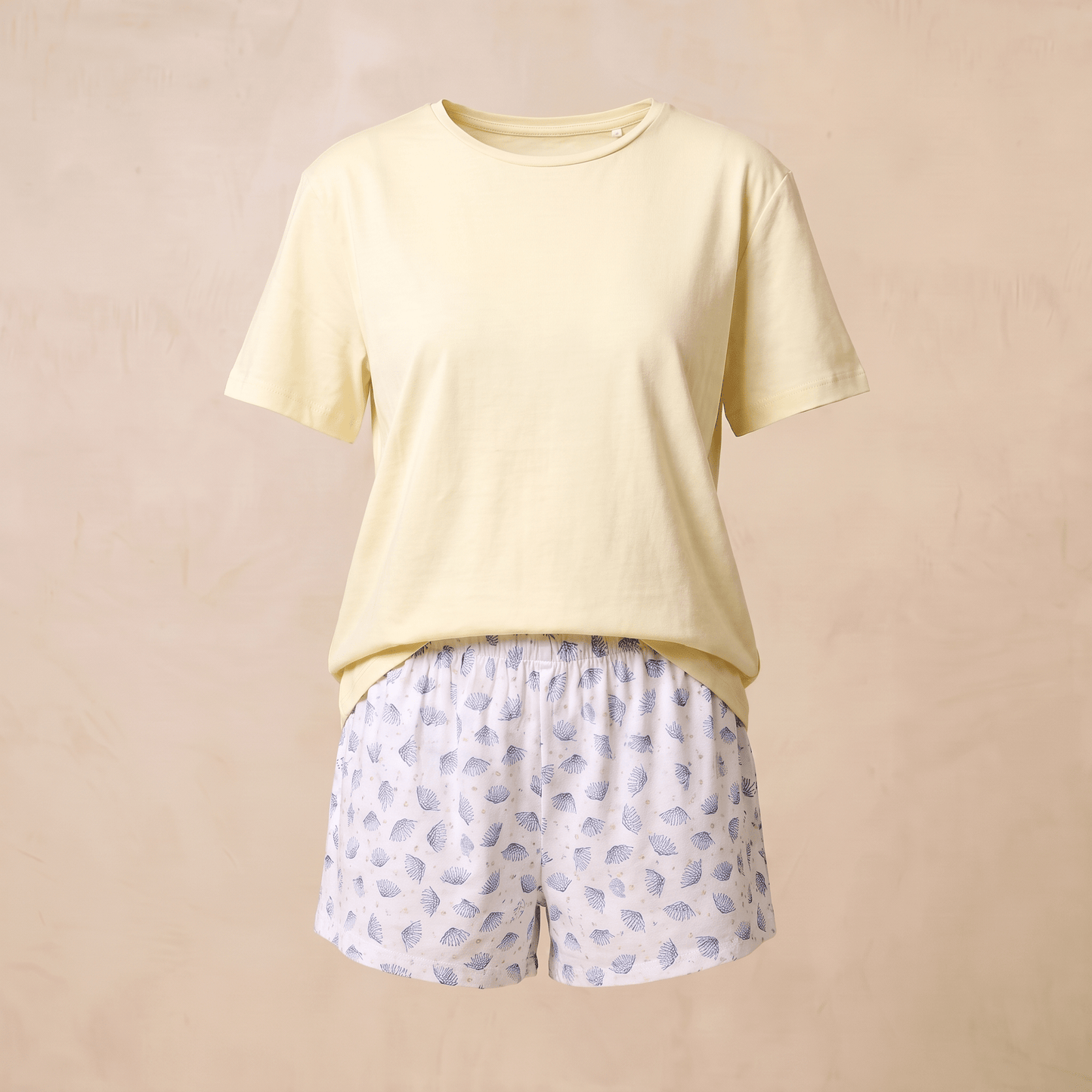 Pijama Mujer Corto Algodón Pima Botánico Cuello Polo - SimplyB