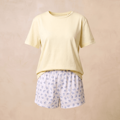 Pijama Mujer Corto Algodón Pima Botánico Cuello Polo - SimplyB