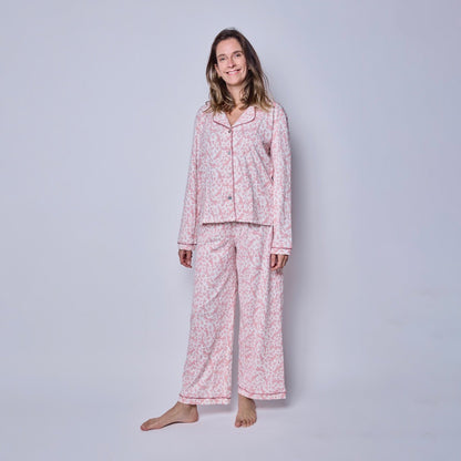 Pijama Mujer Manga Larga Algodón Pima África - SimplyB