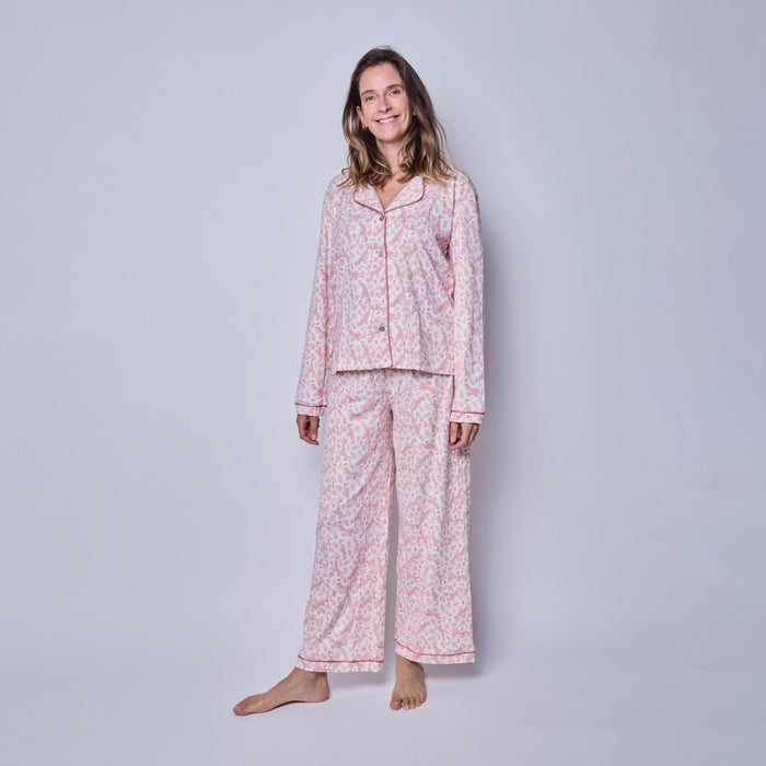 Pijama Mujer Manga Larga Algodón Pima África - SimplyB