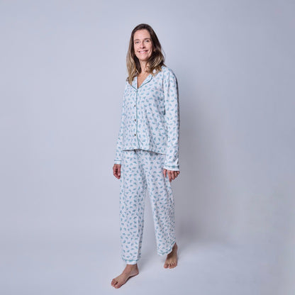 Pijama Mujer Manga Larga Algodón Pima Botánico - SimplyB