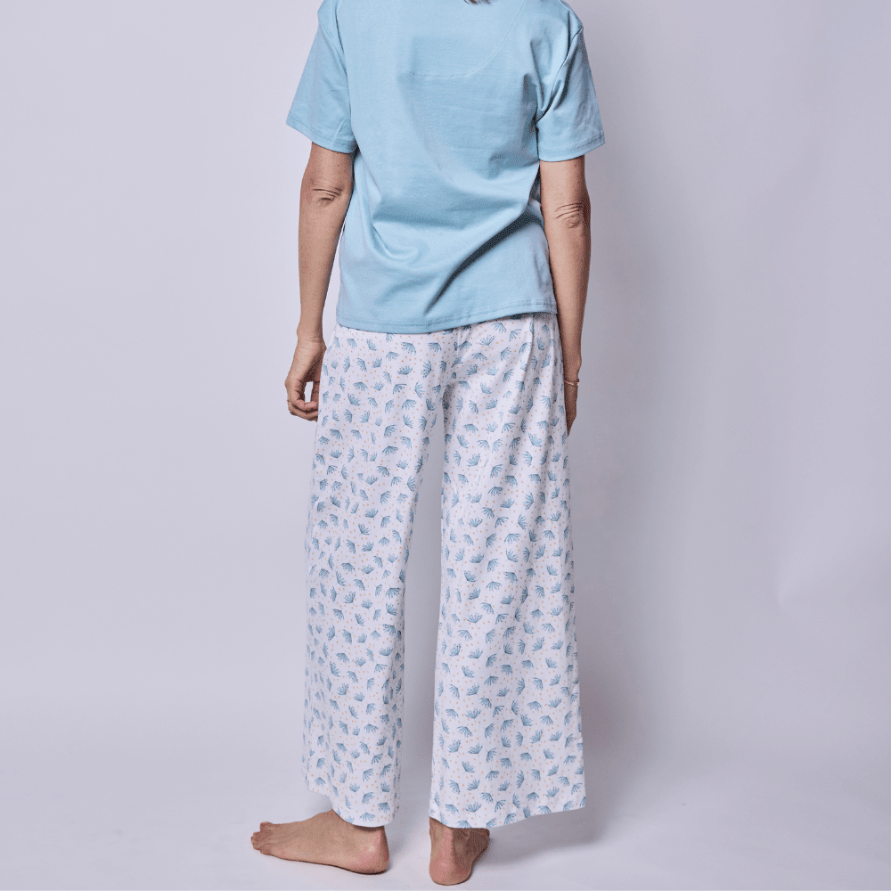 Pijama Mujer Pantalón y Polera Algodón Pima Botánico - SimplyB