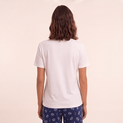 Pijama Mujer Pantalón y Polera Algodón Pima Cangrejos - SimplyB