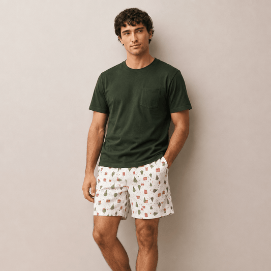 Pijama navideño regalos corto hombre - SimplyB