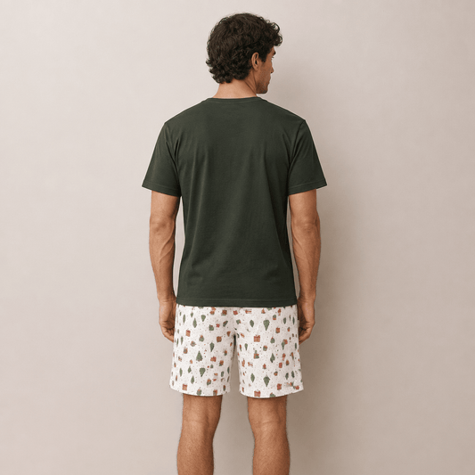 Pijama navideño regalos corto hombre - SimplyB