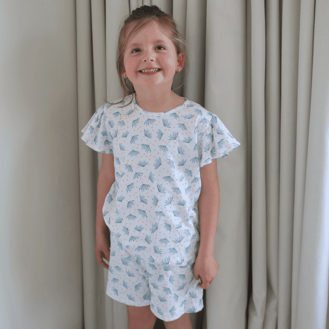 Pijama Niña Corto Algodón Botánico - SimplyB