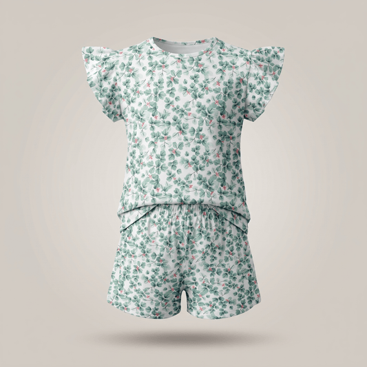 Pijama Niña Corto algodón pima acuarela - SimplyB