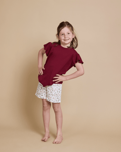 Pijama Niña Corto Algodón Pima Navideño - SimplyB