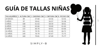 Pijama Niña Corto Algodón Pima Palmeras - SimplyB