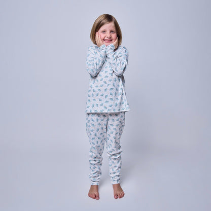 Pijama Niña Manga Larga Algodón Pima Botánico - SimplyB
