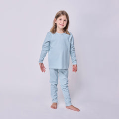 Pijama Niña Manga Larga Algodón Pima Vichy Verde