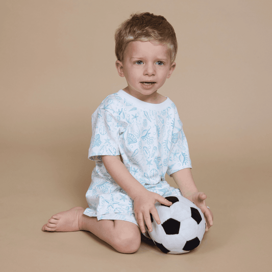 Pijama Niño Corto Algodón Pima Bajo del Mar - SimplyB