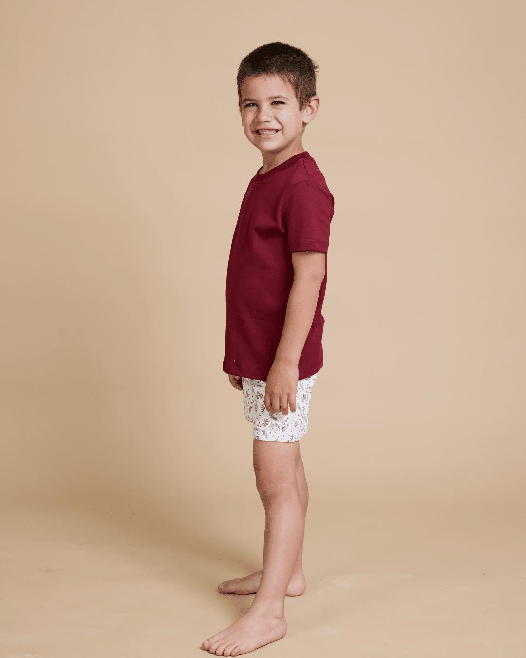 Pijama Niño Corto Algodón Pima Navideño - SimplyB