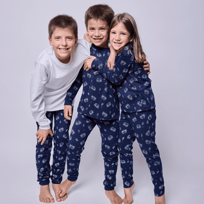 Pijama Niño Manga Larga Algodón Pima Cangrejos - SimplyB