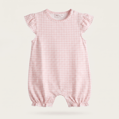 Ranita Bebé Niña Algodón Vichy rosado